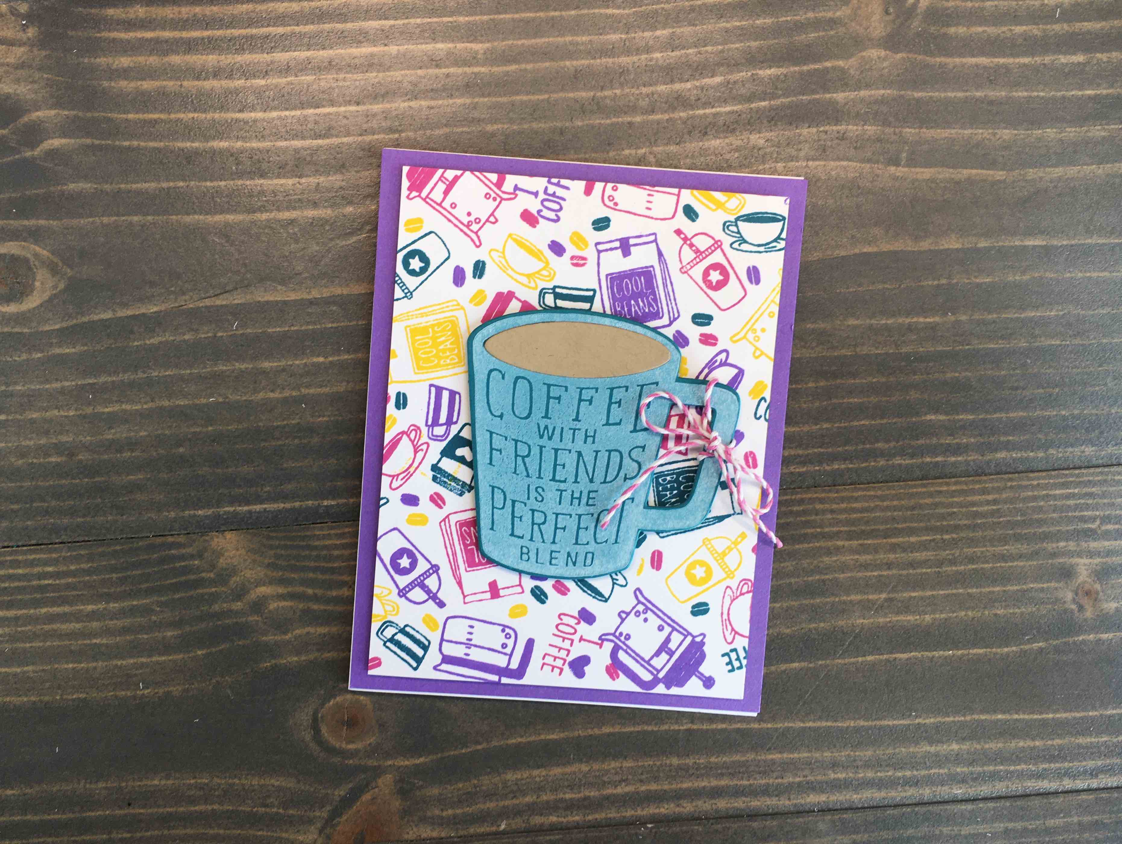 Coffee Blend Turnabout Card