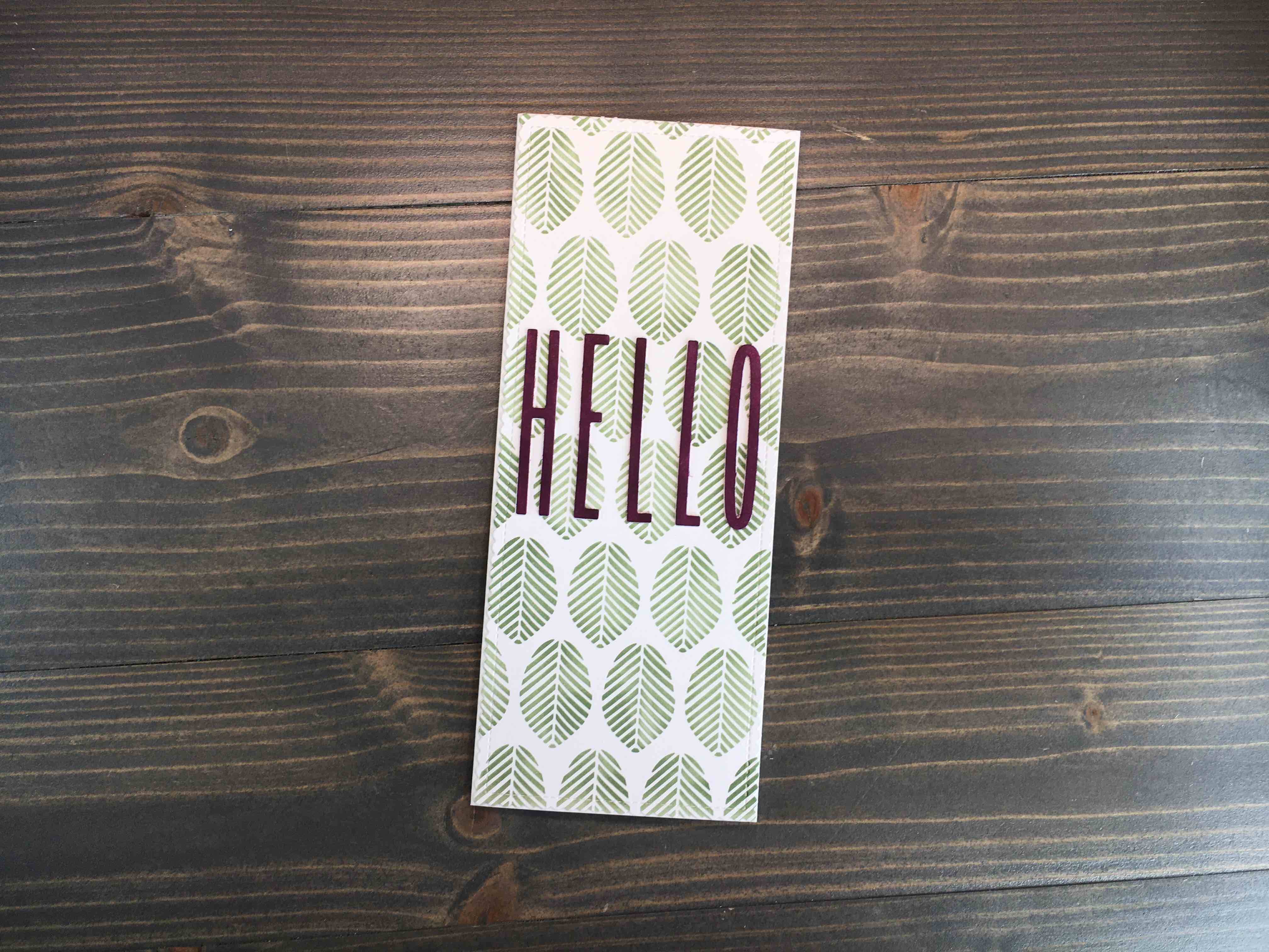 Simple Hello Card
