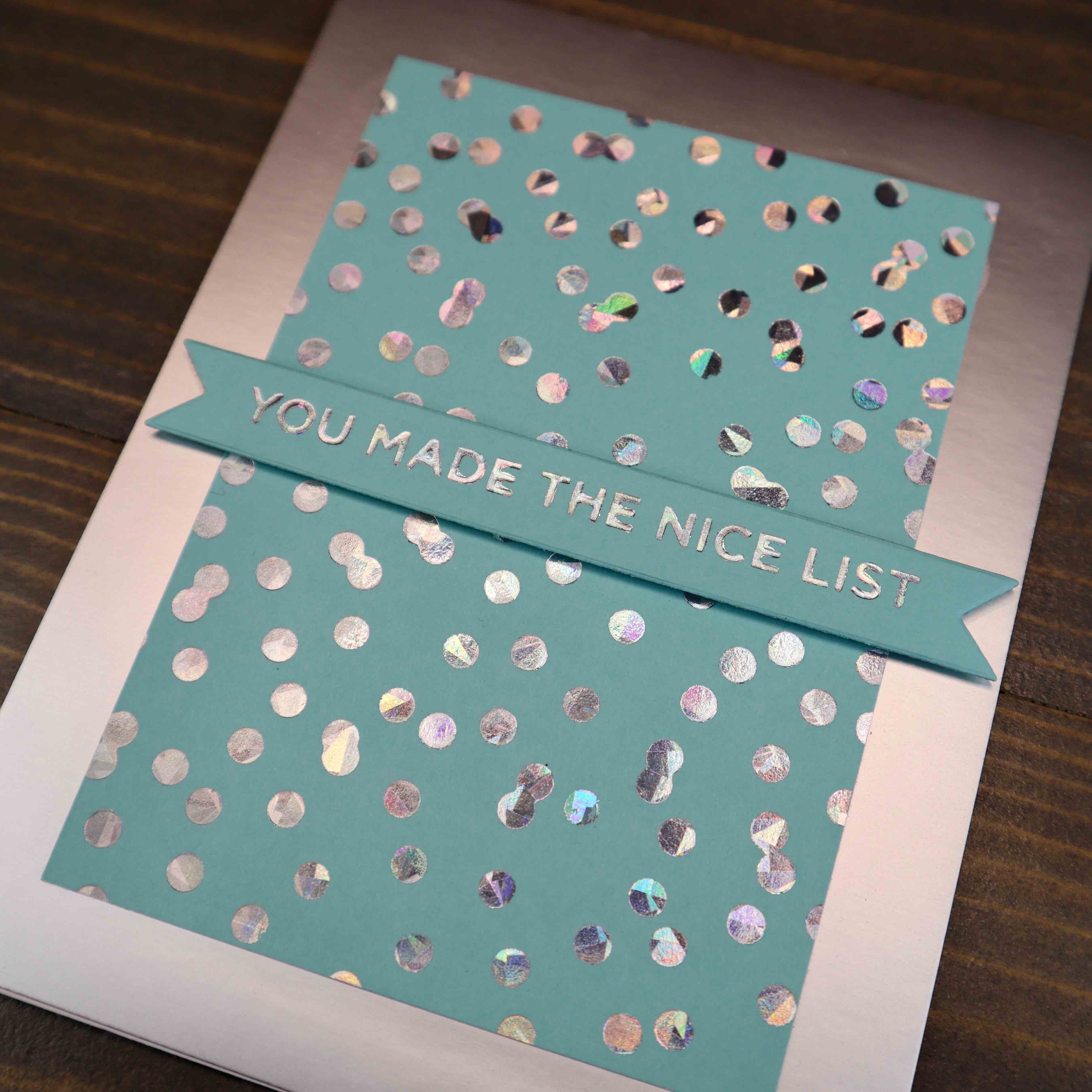 Hot Foiled Holiday Card